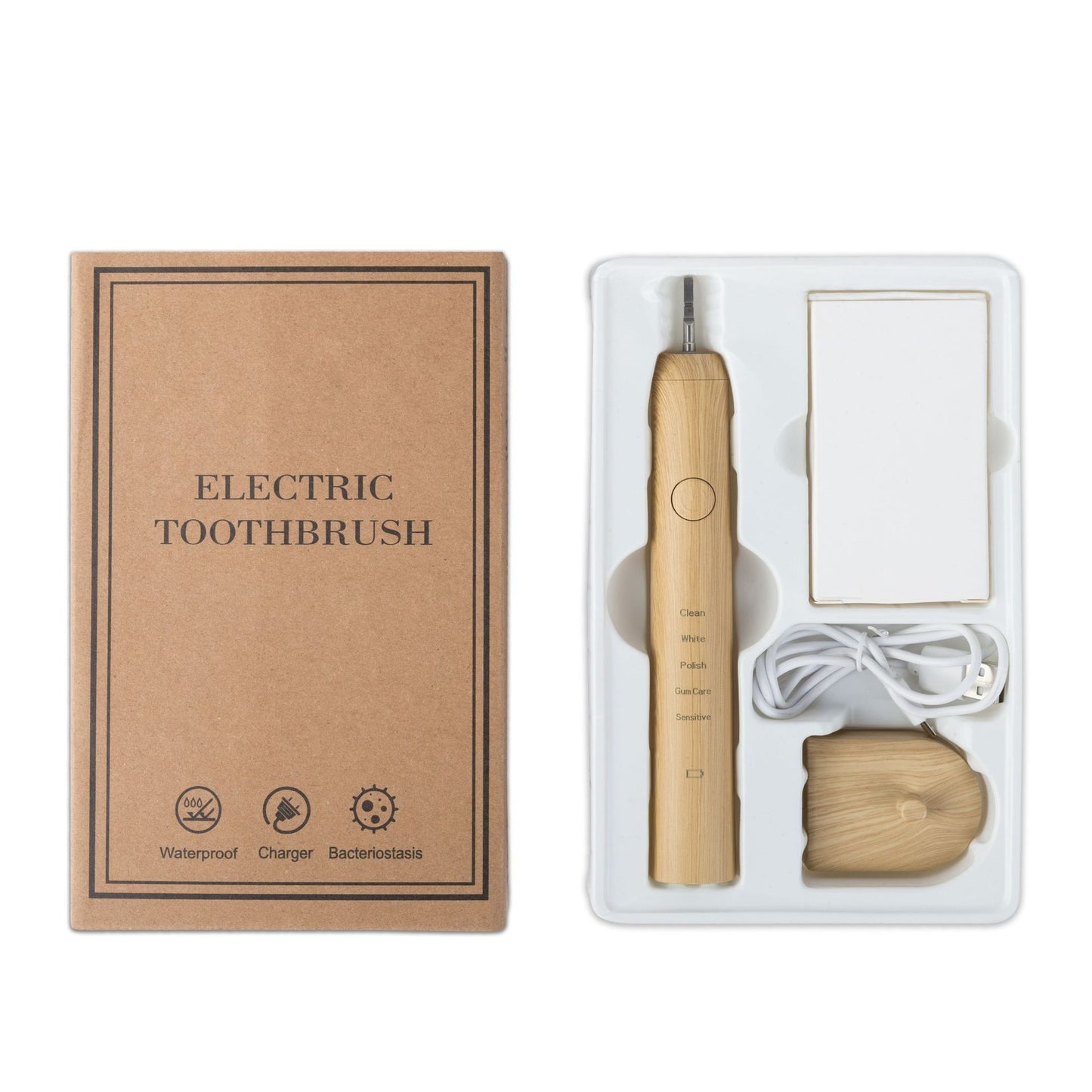 Bamboo Magnetic Levitation Environmentally Friendly Soft Bristled Electric Toothbrush