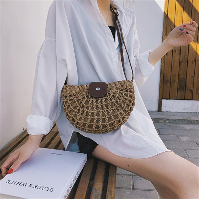 Pastoral wind woven bag