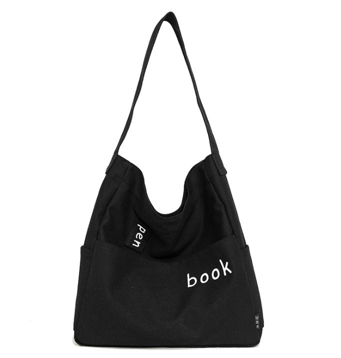 Single-shoulder bag artistic tote bag eco-friendly shopping bag canvas cross bag