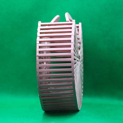 Round Hand Bamboo bag