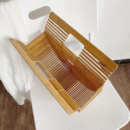 Fashion Portable Saddle Bag Net Red Woven Hand Bag