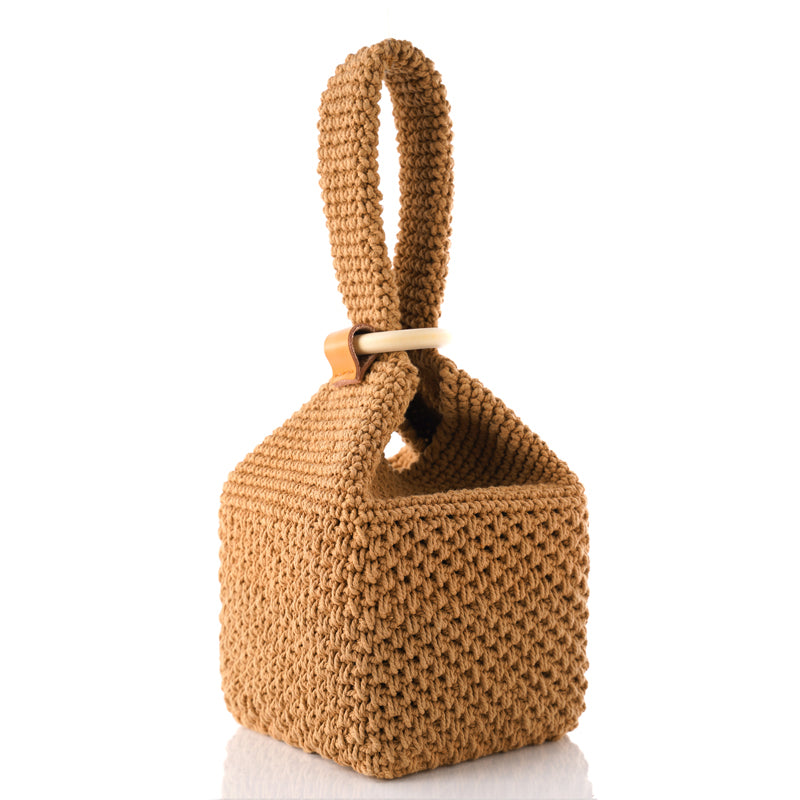 DIY Homemade Hand-carried Coarse Hemp Yarn Material Package