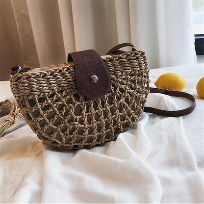 Pastoral wind woven bag