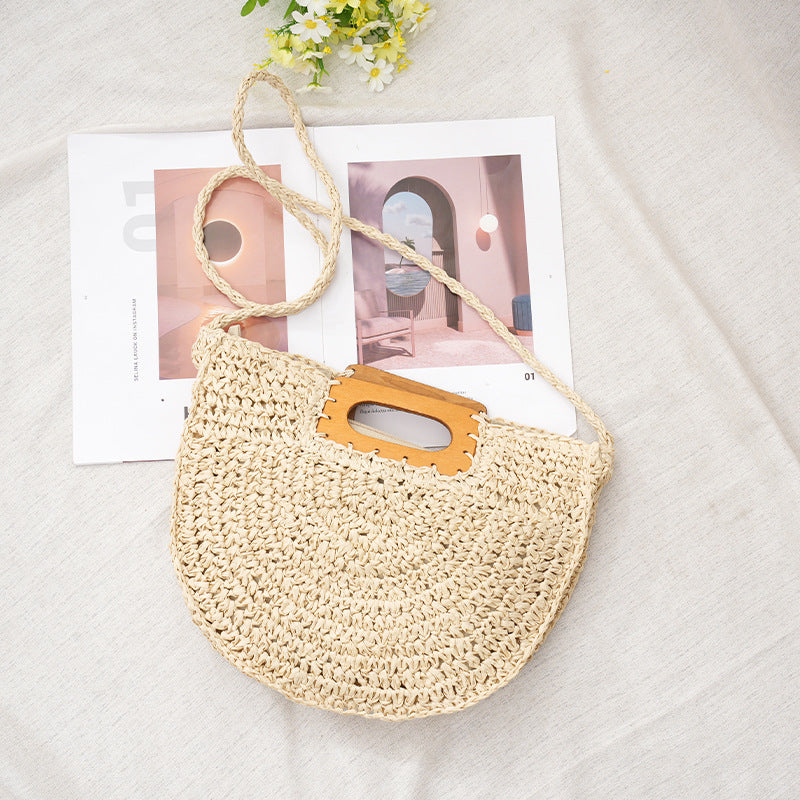 Hand Knitting Leisure Vacation Grocery Shopping Bag – Eco-Friendly Style by Greemnest