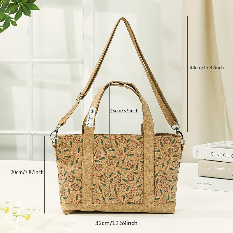 Sustainable Cork Crossbody Bag - Eco-Friendly Tote
